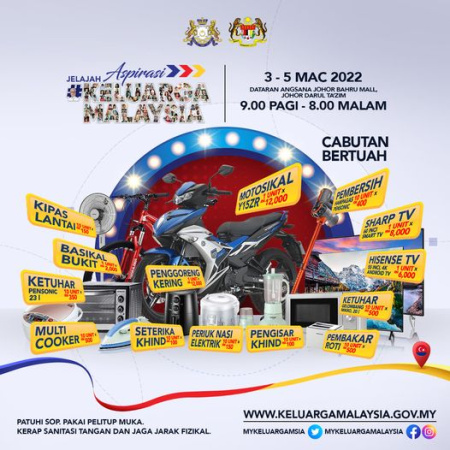 [Johor] Cabutan Bertuah Program Jelajah Aspirasi Keluar Malaysia @Angsana Johor Bahru Mall