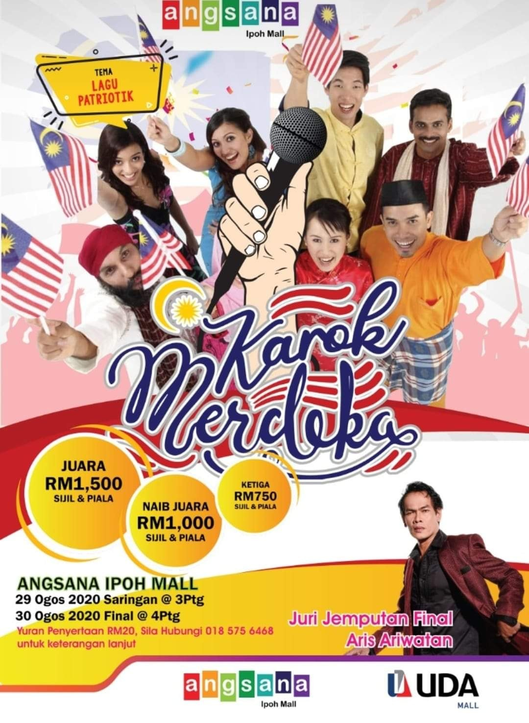 [Ipoh] Aug 29 – 30, Karok Merdeka @ Angsana Ipoh Mall