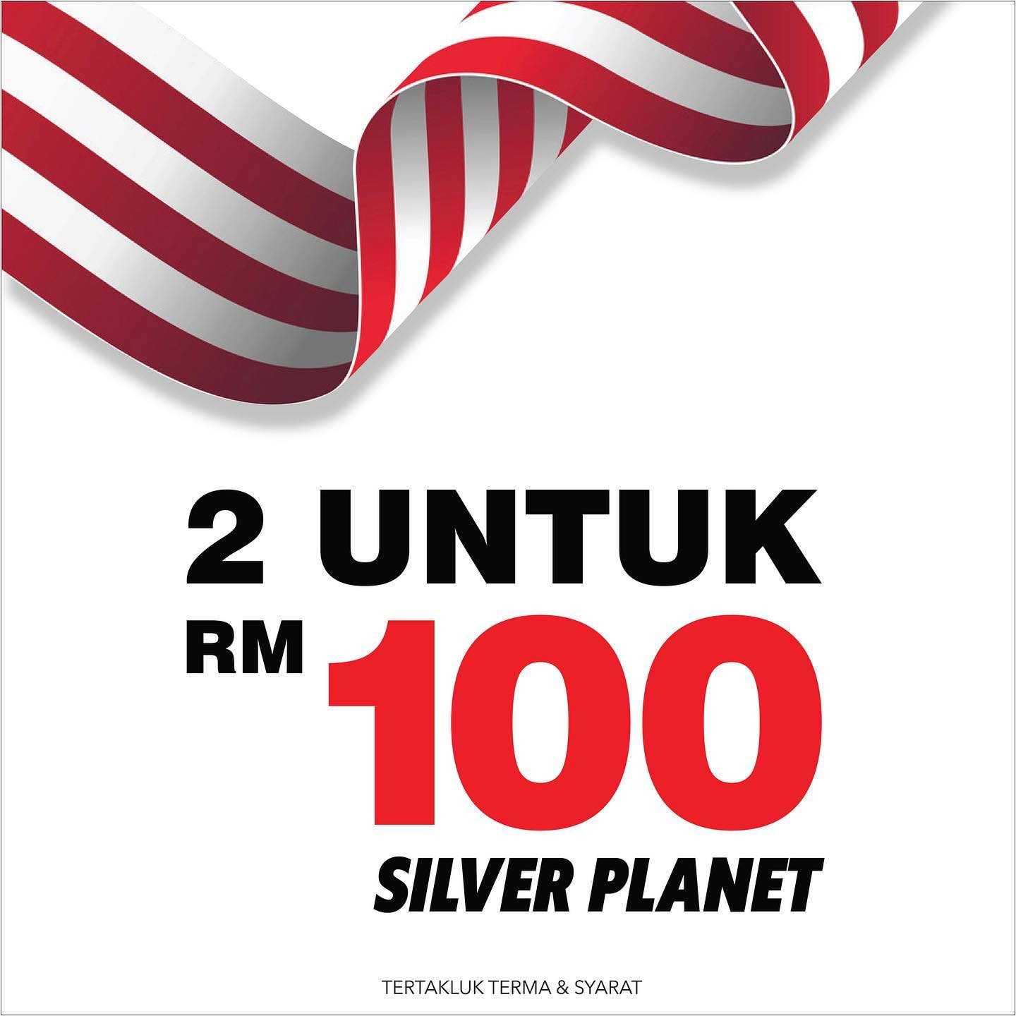 [Johor] July 30 – Aug 31, Silver Planet – 2 Untuk RM100 @ Angsana Johor Bahru Mall