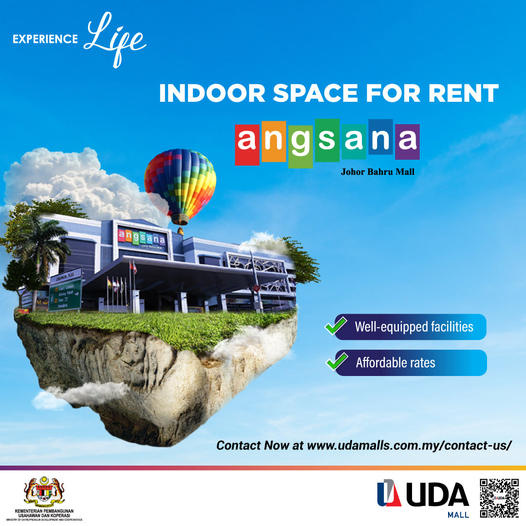[Johor] Indoor Space for Rent @Angsana Johor Bahru Mall.